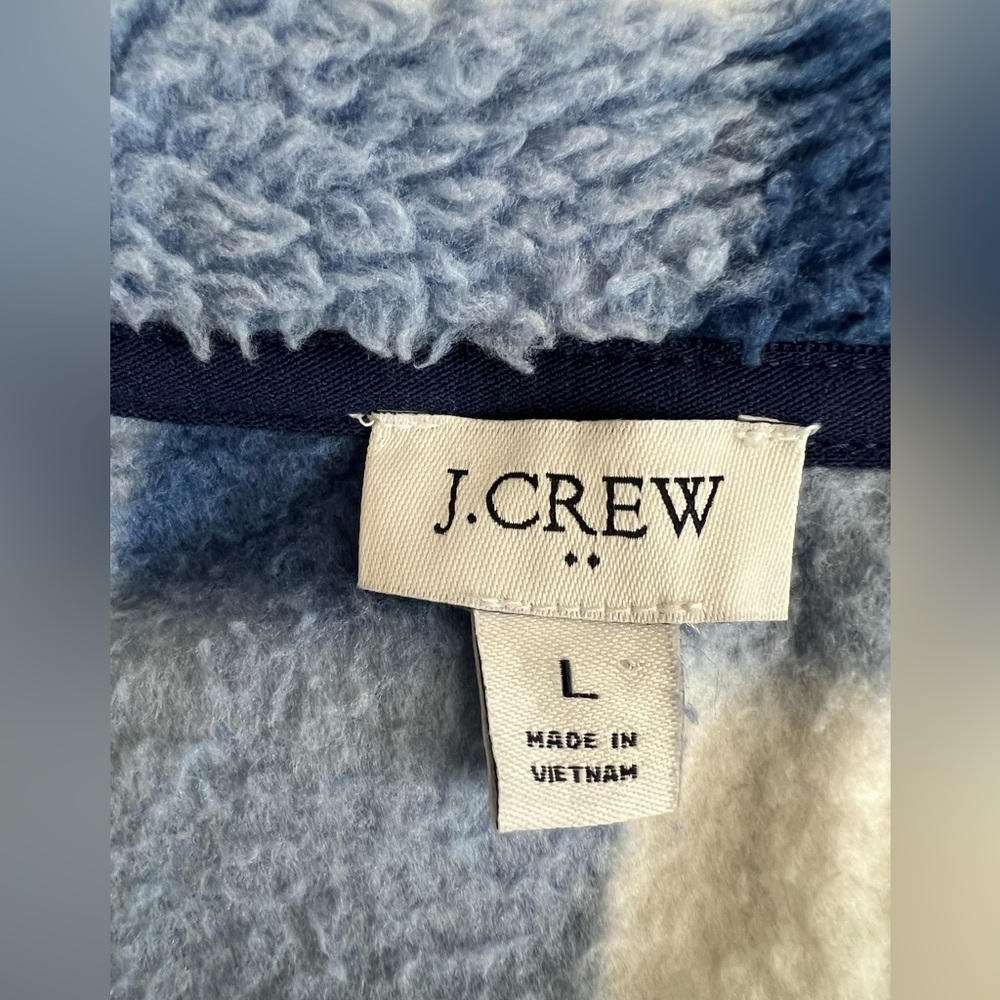 J Crew Woven Sherpa Zip-Up - image 7